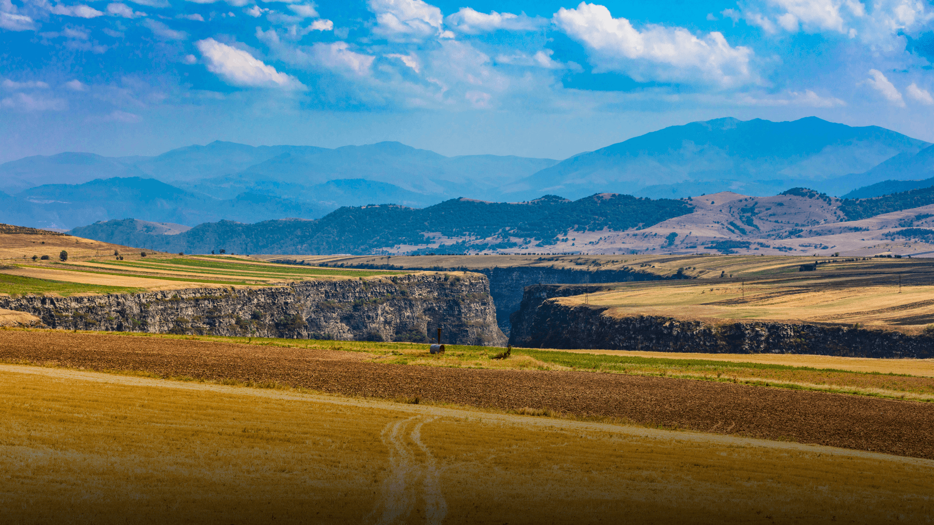 Lori province landscapes and canyon views showcasing Armenia's diverse geological formations and agricultural areas
